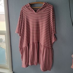 Lane Bryant plus size shirt with hood.